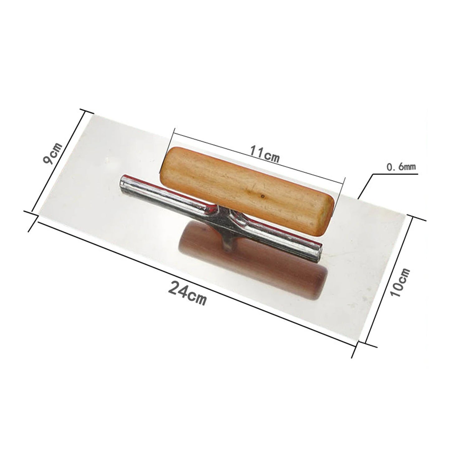 Stainless Steel Corner Trowels corner tool Plastering Trowel Concrete Trowel Drywall Tool Rubber Handle Corner Shaping Trowel