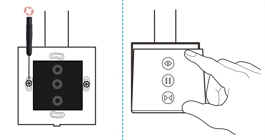 Smart WiFi Curtain Blinds Switch for Roller Shutter Electric Tubular Motor Google Home Alexa Echo Smart Home App Timer Profi-Group