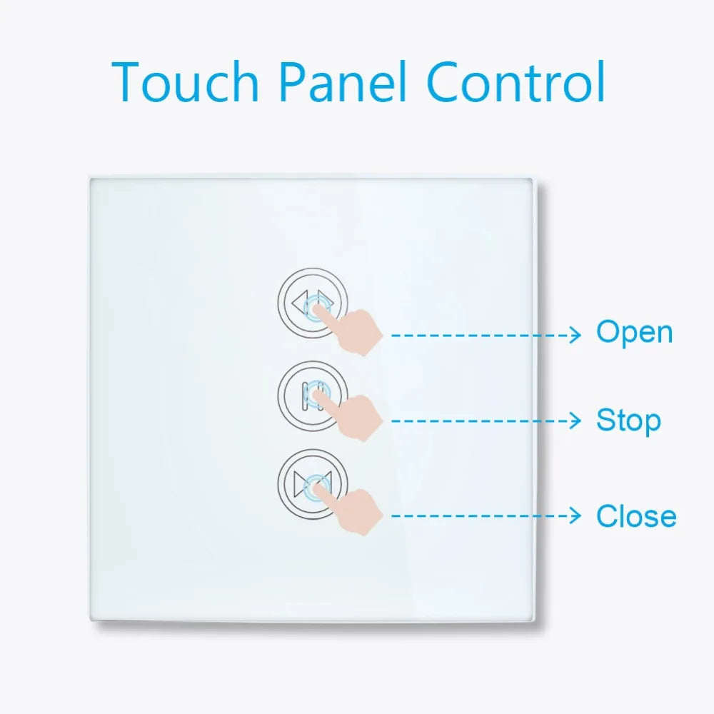 Smart WiFi Curtain Blinds Switch for Roller Shutter Electric Tubular Motor Google Home Alexa Echo Smart Home App Timer Profi-Group