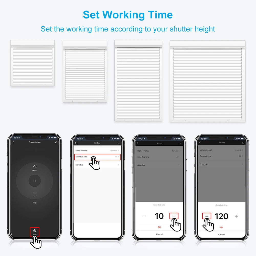 Smart WiFi Curtain Blinds Switch for Roller Shutter Electric Tubular Motor Google Home Alexa Echo Smart Home App Timer Profi-Group