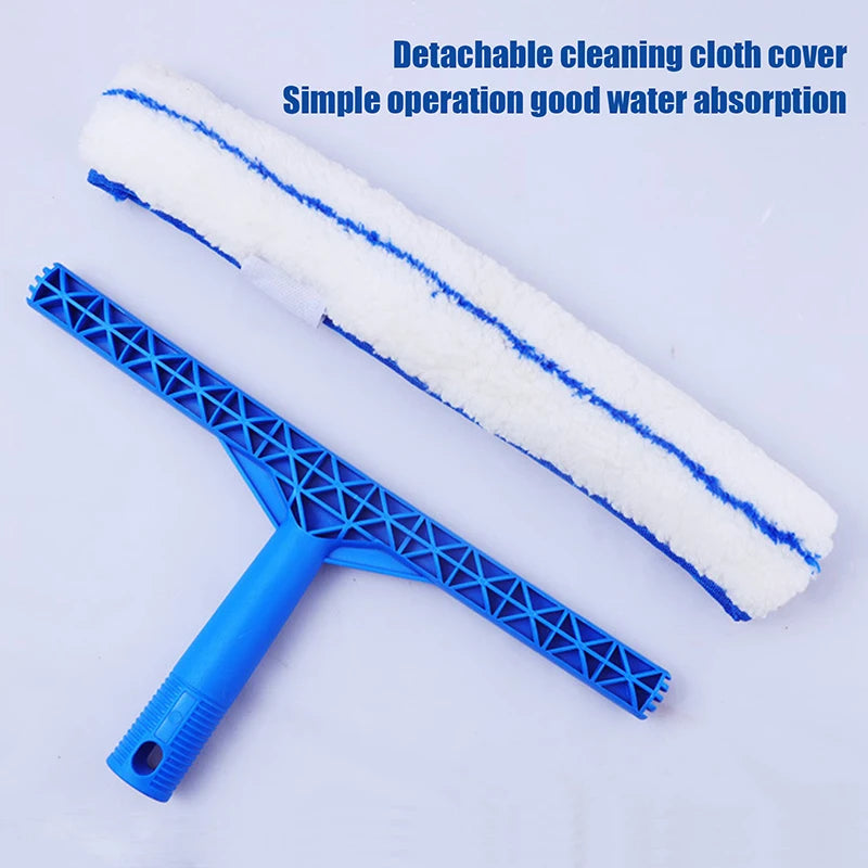 2/1Pcs 35CM Window Cleaning Combo Squeegee & Microfiber Window Washer Shower Squeegees Window Glass Wiper Cleaning Tool Profi-Group