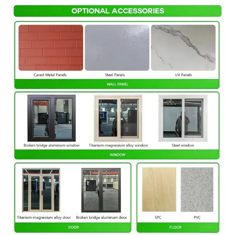 YG 2-6 Bedrooms Full Bathroom Second Floor Duplex Room Steel Folding 20ft 30ft 40ft Extendable Container House Profi-Group