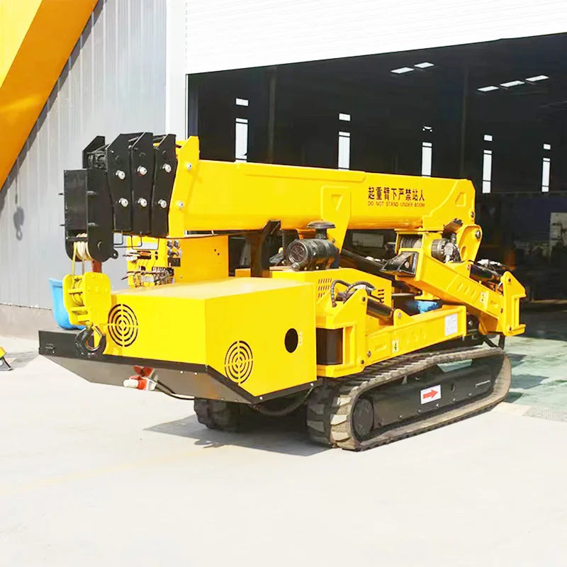 Spider Crane 1T 3T 5T Electric Mini Spider Crane Hydraulic Telescopic Boom Crawler Lifting Equipment for Building Industrial Use Profi-Group