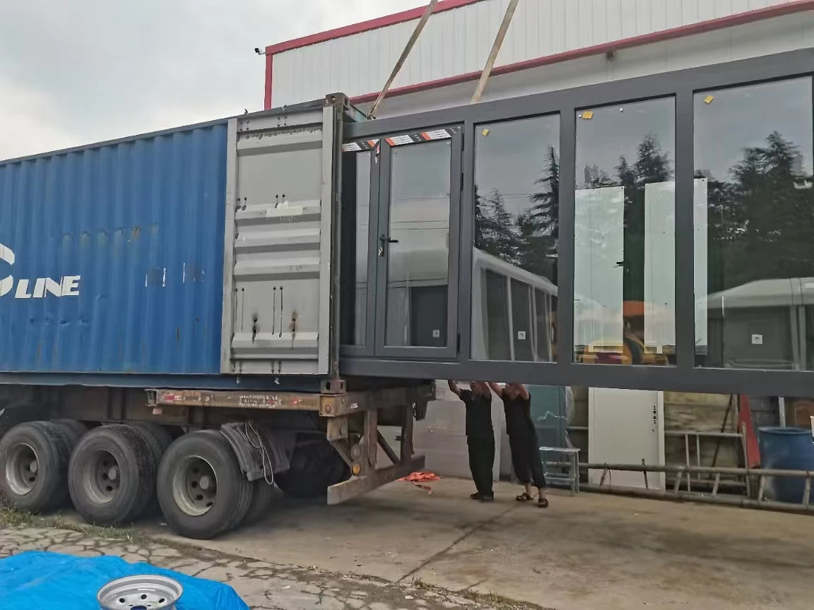 YG 2-6 Bedrooms Full Bathroom Second Floor Duplex Room Steel Folding 20ft 30ft 40ft Extendable Container House Profi-Group