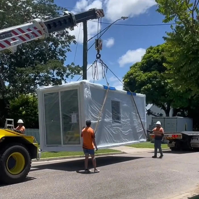 YG 2-6 Bedrooms Full Bathroom Second Floor Duplex Room Steel Folding 20ft 30ft 40ft Extendable Container House Profi-Group