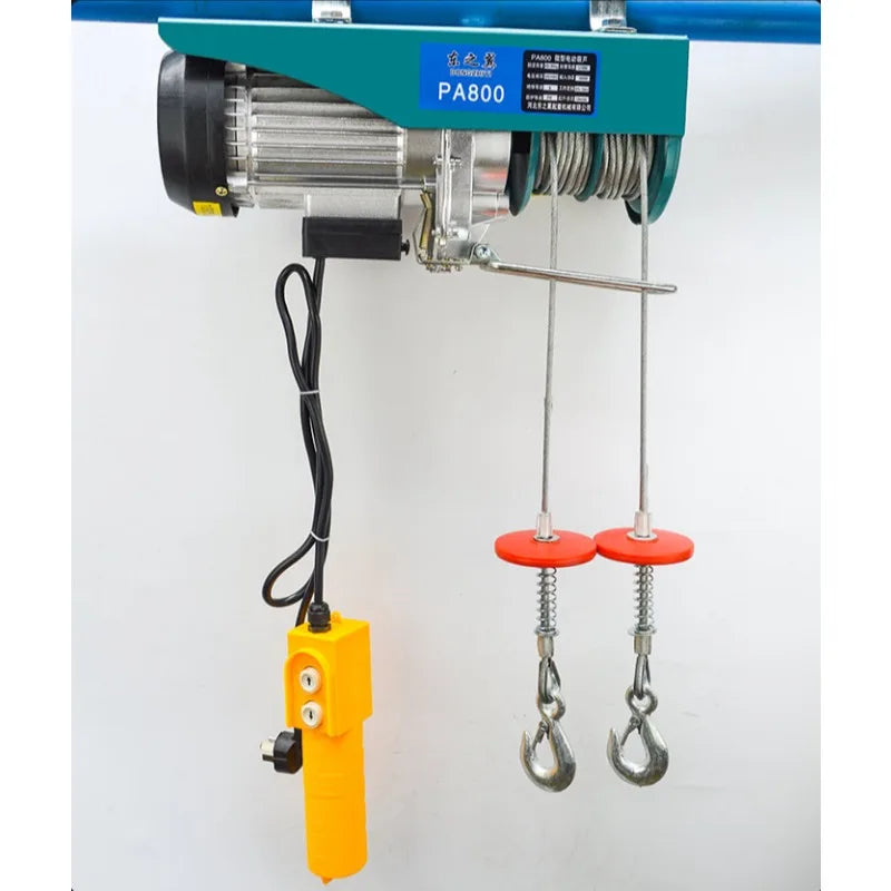 Double drum electric hoist 220v electric lifting scaffold automatic lifting mobile platform small motor