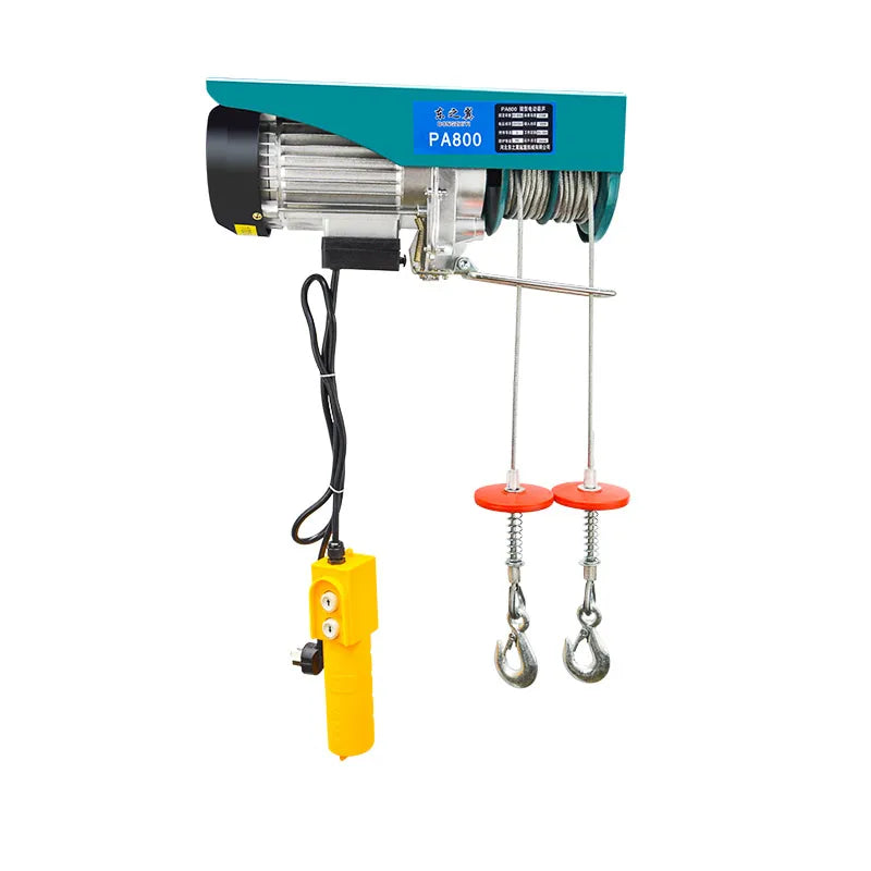 Double drum electric hoist 220v electric lifting scaffold automatic lifting mobile platform small motor