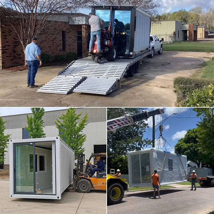 YG 2-6 Bedrooms Full Bathroom Second Floor Duplex Room Steel Folding 20ft 30ft 40ft Extendable Container House Profi-Group