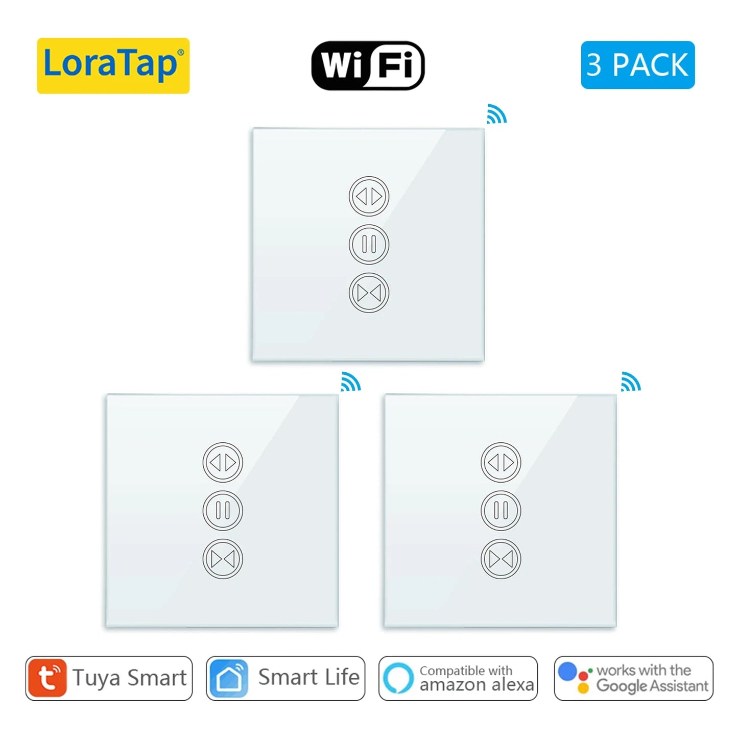 Smart WiFi Curtain Blinds Switch for Roller Shutter Electric Tubular Motor Google Home Alexa Echo Smart Home App Timer Profi-Group