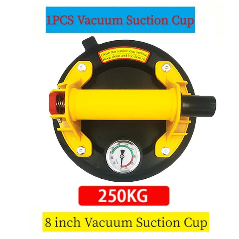 2PCS 1PCS 8 Inch Vacuum Suction Cup 250kg Air Pump Ventosas