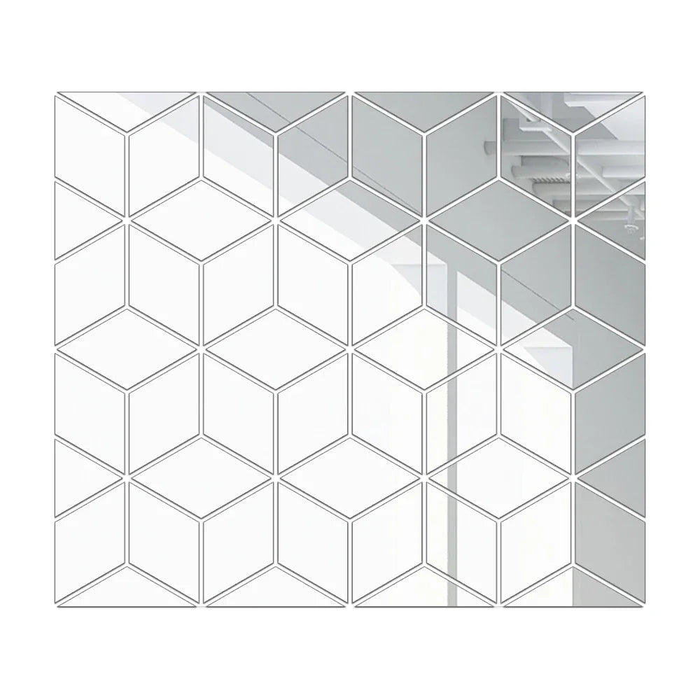 8/15/28/54pcs 3D Mirror Wall Sticker DIY Diamonds Triangles Acrylic Wall Stickers for Kids Room Living Room Home Decor adesivo Profi-Group