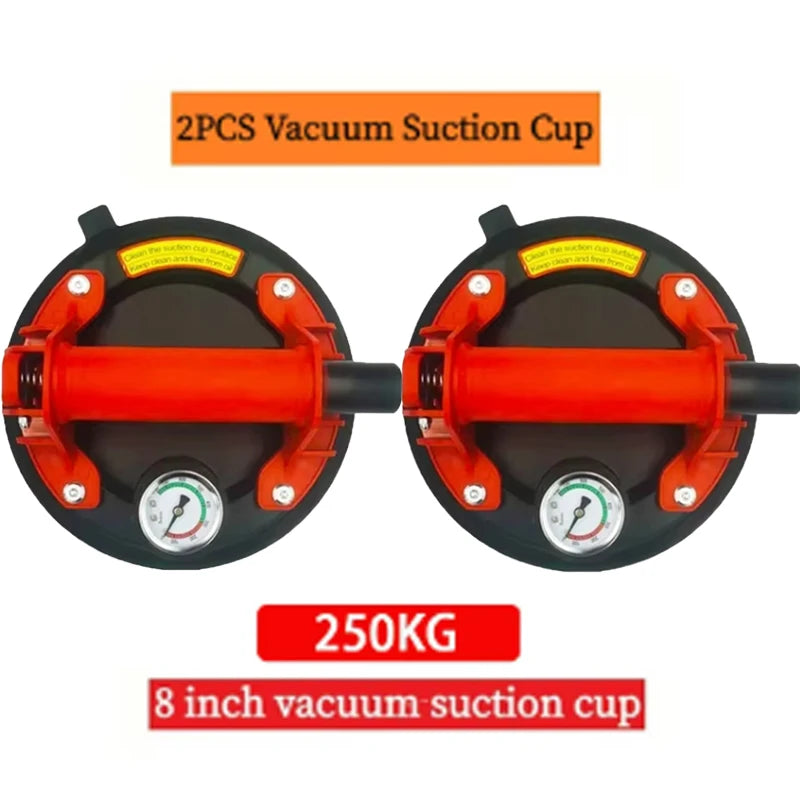 2PCS 1PCS 8 Inch Vacuum Suction Cup 250kg Air Pump Ventosas