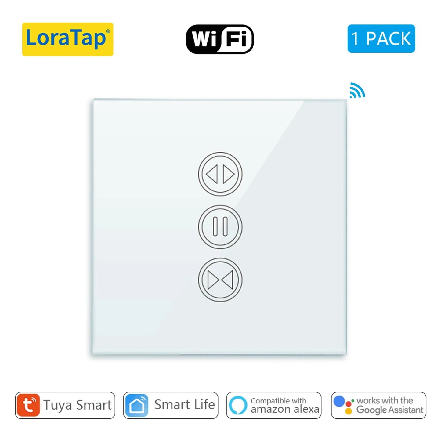 Smart WiFi Curtain Blinds Switch for Roller Shutter Electric Tubular Motor Google Home Alexa Echo Smart Home App Timer Profi-Group