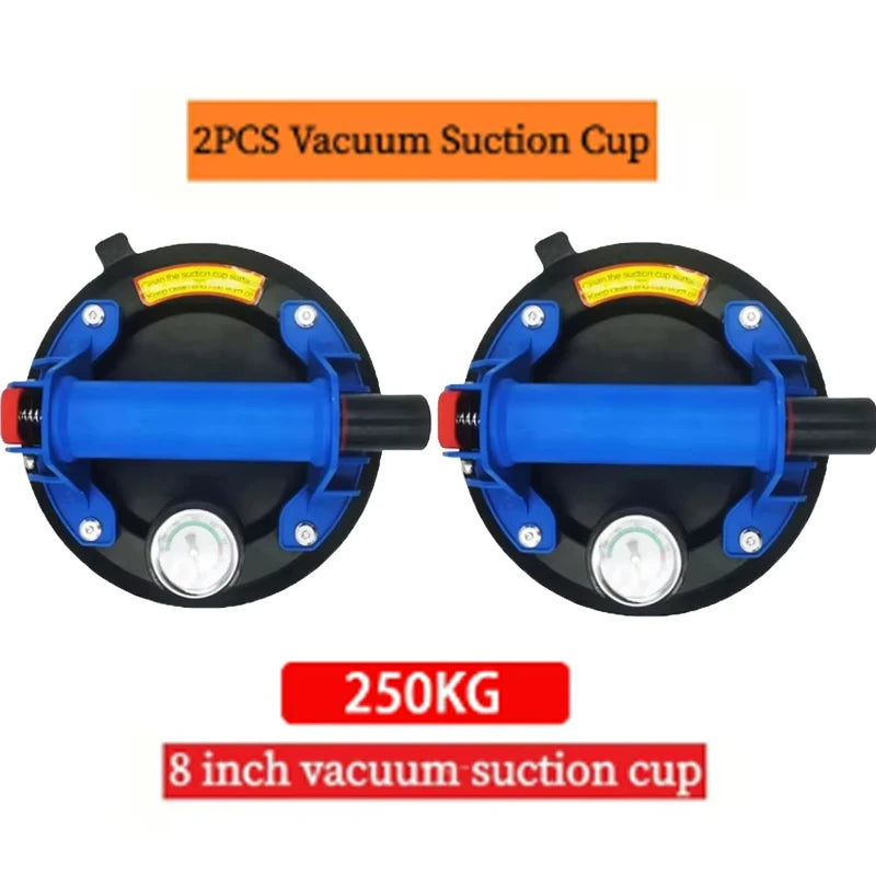 2PCS 1PCS 8 Inch Vacuum Suction Cup 250kg Air Pump Ventosas