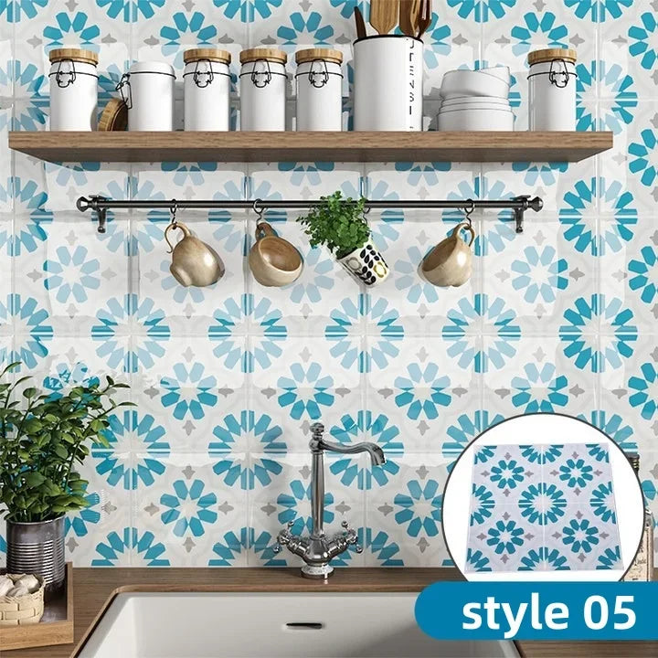Wall Stickers White Self-Adhesive Anti-Tiles Waterproof Vinyl Peel and Stick 3D Brick Wallpaper Backsplash for Kitchen Bathroom