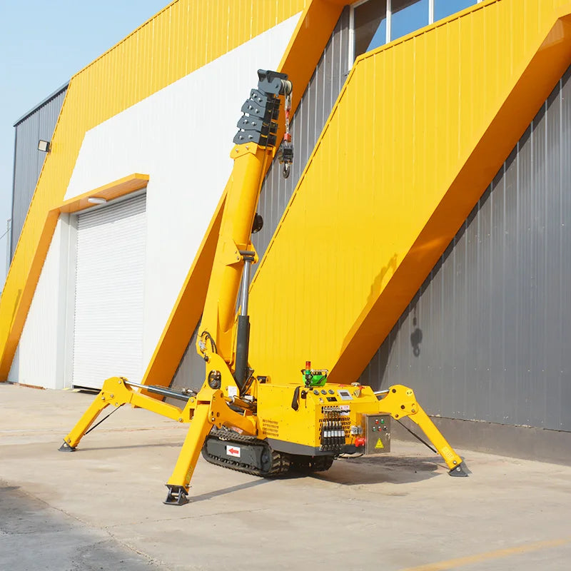 Spider Crane 1T 3T 5T Electric Mini Spider Crane Hydraulic Telescopic Boom Crawler Lifting Equipment for Building Industrial Use Profi-Group