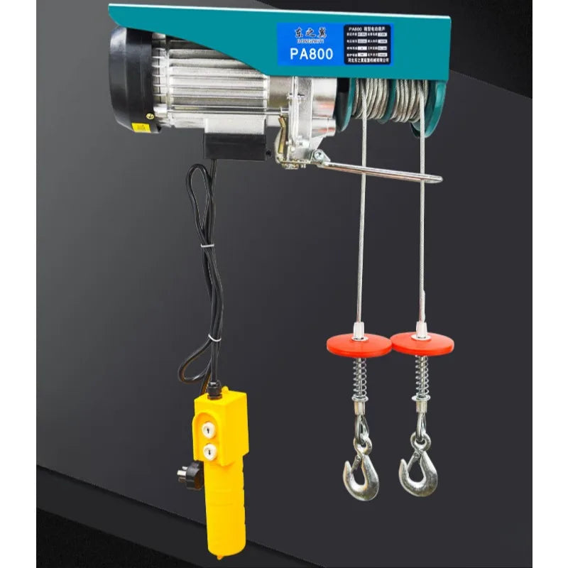 Double drum electric hoist 220v electric lifting scaffold automatic lifting mobile platform small motor