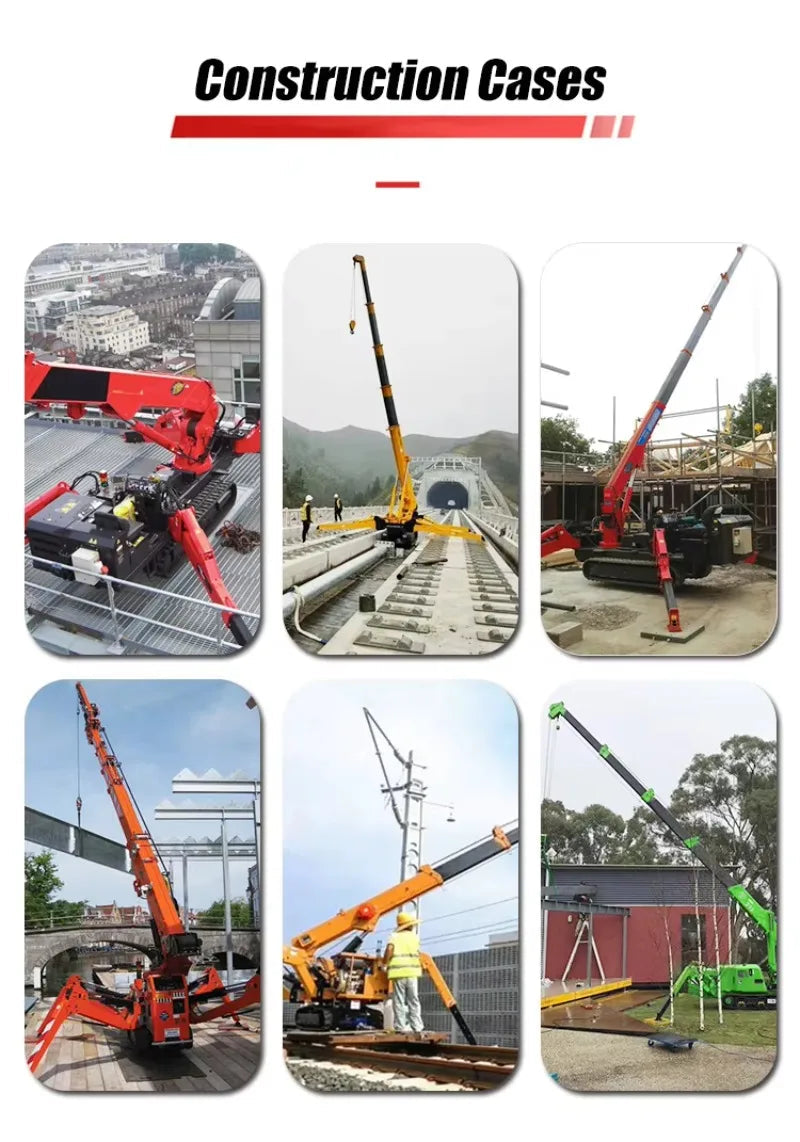 USA Europe Factory Spider Crane 5ton 8ton Spider Crane Profi-Group