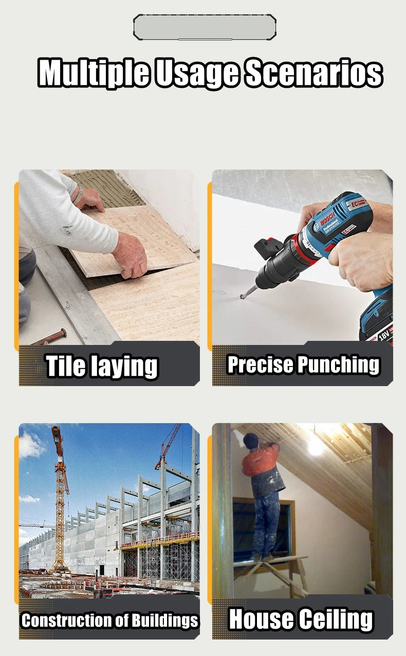 Laser Level Target Board Red/Green Line Beam Distance Plate Inch/cm Leveling Board Tool Hanging On Wall & Floor