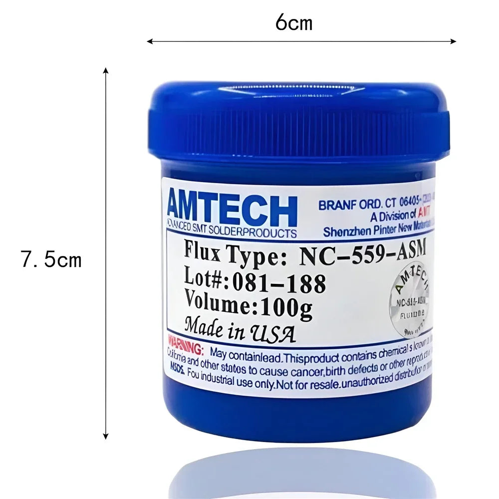 1Pc NC-559-ASM 100g Lead-Free Solder Paste Flux No-clean Welding Flux For SMT BGA Reballing Soldering Welding Repair Tool Profi-Group