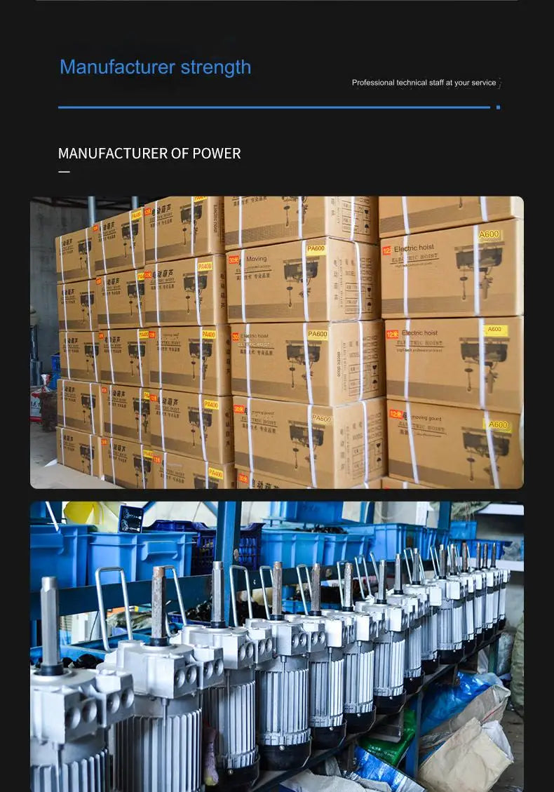 Double drum electric hoist 220v electric lifting scaffold automatic lifting mobile platform small motor