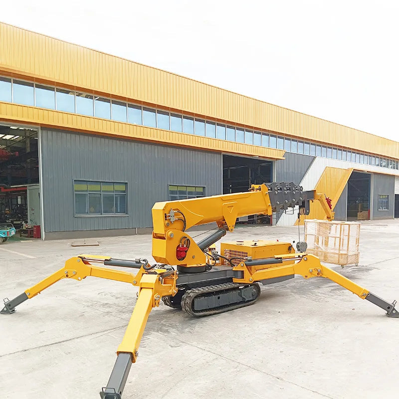 Spider Crane 1T 3T 5T Electric Mini Spider Crane Hydraulic Telescopic Boom Crawler Lifting Equipment for Building Industrial Use Profi-Group