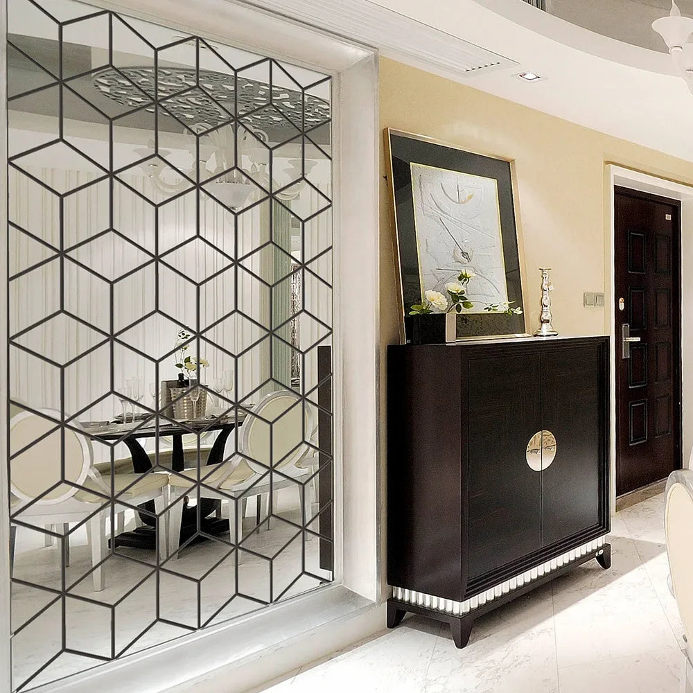 8/15/28/54pcs 3D Mirror Wall Sticker DIY Diamonds Triangles Acrylic Wall Stickers for Kids Room Living Room Home Decor adesivo Profi-Group