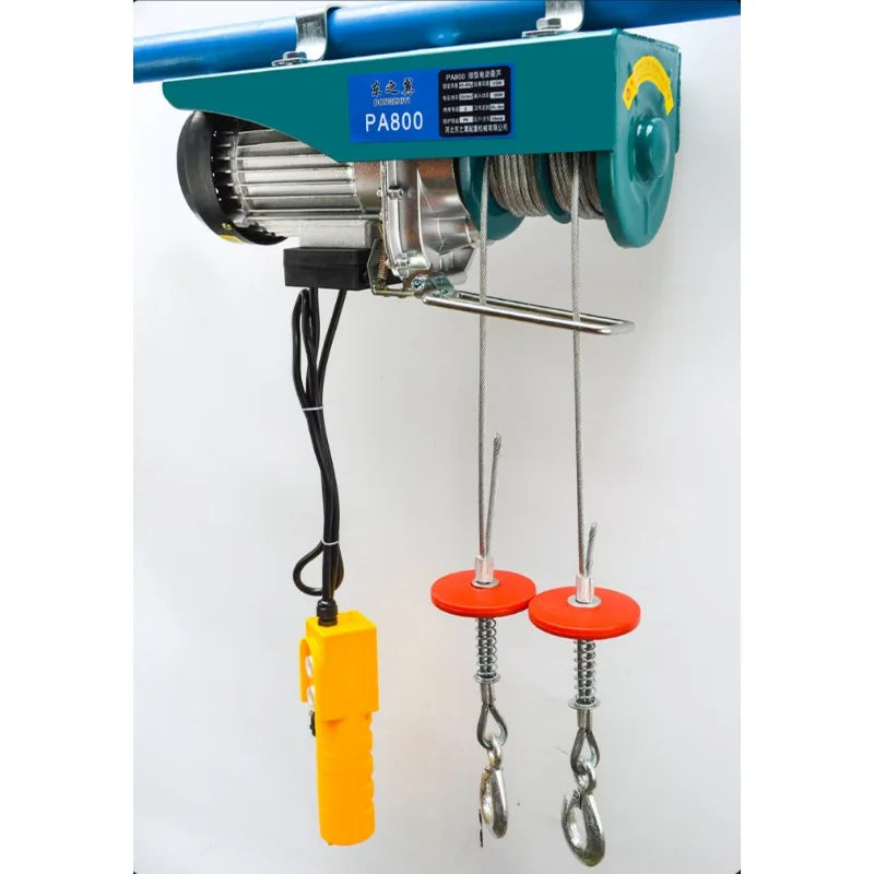 Double drum electric hoist 220v electric lifting scaffold automatic lifting mobile platform small motor