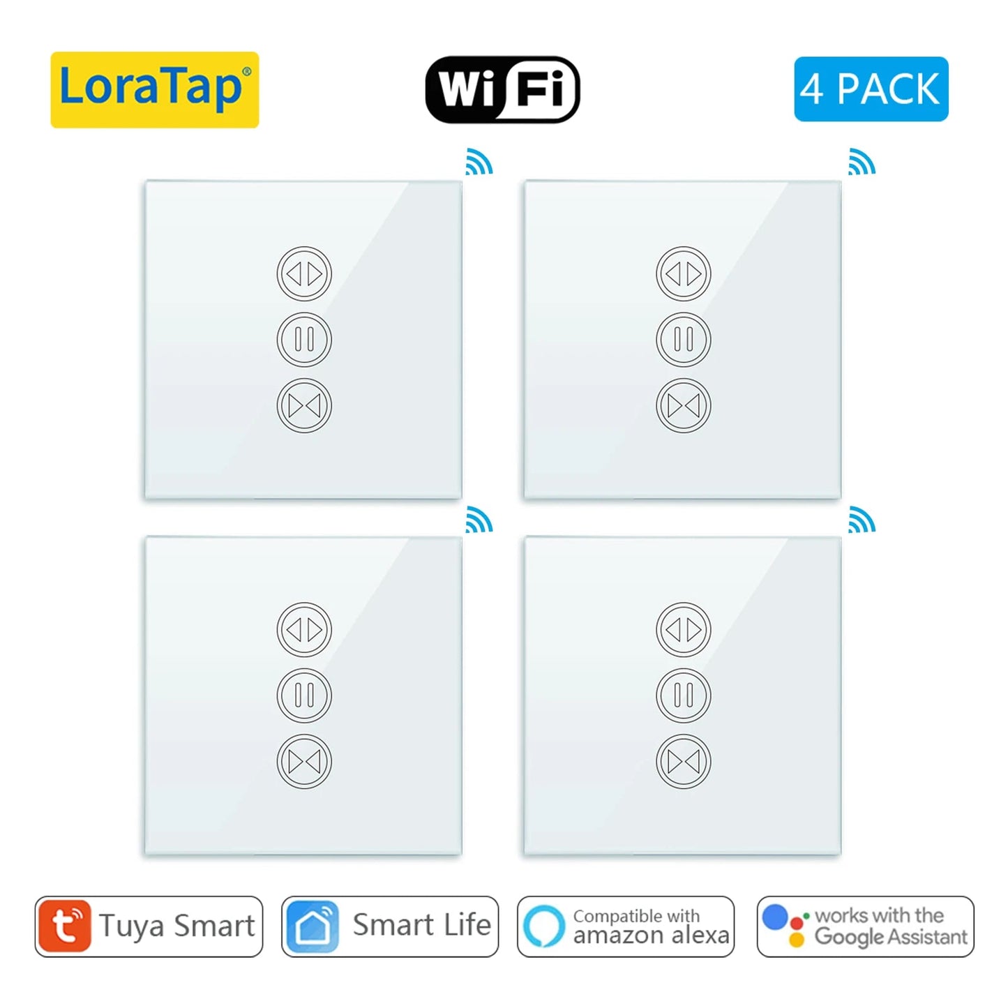 Smart WiFi Curtain Blinds Switch for Roller Shutter Electric Tubular Motor Google Home Alexa Echo Smart Home App Timer Profi-Group