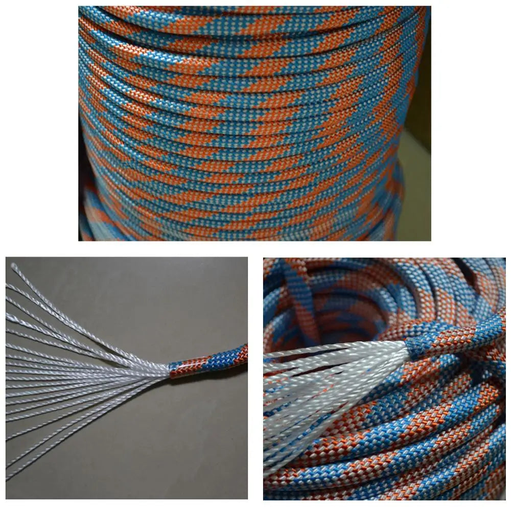 Desert&Fox Emergency Rope 10m/20m/30m/50m Wear Resistant 9mm Diameter