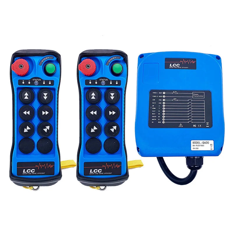 Elevator LCC Q808 Engine Hoists Wireless Universal Remote Control Radio Crane Controller AC/DC 12v 24v 433 mhz Electronic Switch