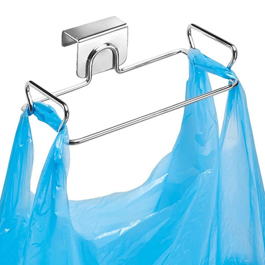 Kitchen Trash Rack Cabinet Door Garbage Bags Holder Stainless Steel Closet Garbage Storage Holder - Profi-Group