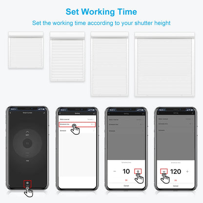 Smart WiFi Curtain Blinds Switch for Roller Shutter Electric Tubular Motor Google Home Alexa Echo Smart Home App Timer Profi-Group