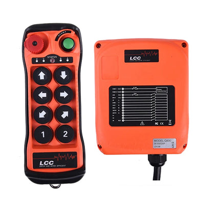 Elevator LCC Q808 Engine Hoists Wireless Universal Remote Control Radio Crane Controller AC/DC 12v 24v 433 mhz Electronic Switch