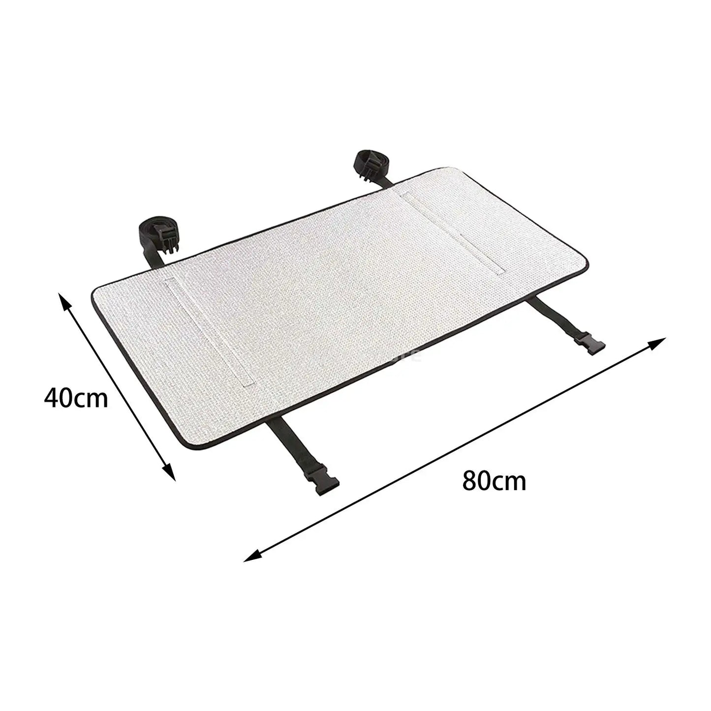 1x Air Conditioner Cover Aluminum Foil Weather Waterproof Sunshade Air Conditioner Outer Cover for Outside Unit Outdoor