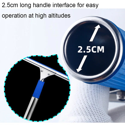 15/25/35/45cm Blue Window Glass Cleaning Squeegee Blade Wiper Cleaner Home Shower Bathroom