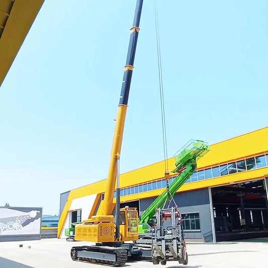 Spider Crane 1T 3T 5T Electric Mini Spider Crane Hydraulic Telescopic Boom Crawler Lifting Equipment for Building Industrial Use Profi-Group