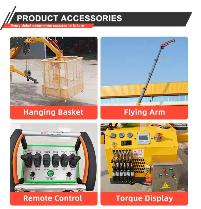 USA Europe Factory Spider Crane 5ton 8ton Spider Crane Profi-Group
