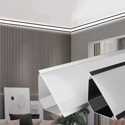 45 Degree Corner Aluminum LED Channel Black Sliver Led Profile Profi-Group