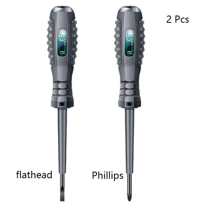 Multifunctional Electrician Test Screwdriver AC Non-contact Induction Test Pen Voltage Tester 70-600V Red Green Induction Lights Profi-Group