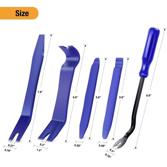New Auto Door Clip Panel Trim Removal Tool Kits Navigation Blades Disassembly Seesaw Car Interior Plastic Seesaw Conversion Tool - Profi-Group
