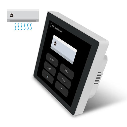 "lalya' Smart Home Multiple Zigbee Smart Home Control Panel 4 Inch Switch Panel In-Wall Touchscreen Control for Home-EUplug
