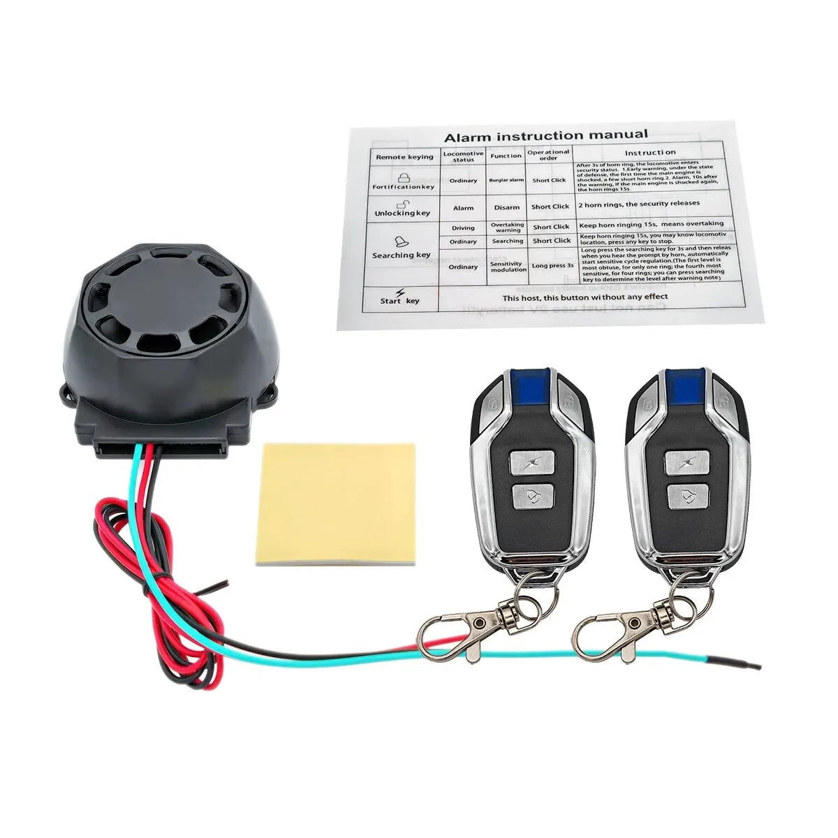 Universal Type Motorcycle Anti-theft Alarm, Remote Control