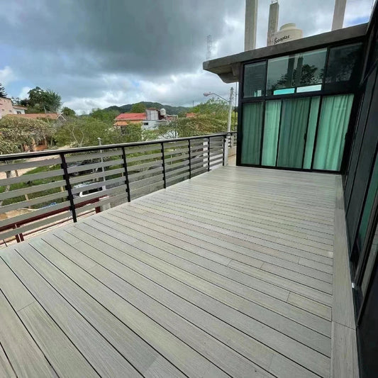 Wood Plastic Composite Wpc Decking Deck Flooring Outdoor for Decorate Exterior Profi-Group