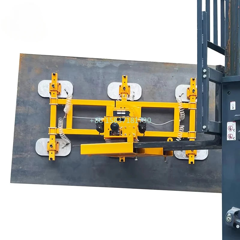High Quality Glass Suction Cup Robot Forklift Use Stone Slab Granite Metal Sheet Glass Wooden Panel Suction Cup Vacuum Lifter Profi-Group