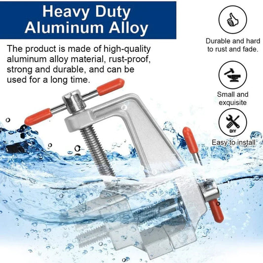 Mini Bench Vise Muliti-Funcational 3.5&quot Aluminum Miniature Small Profi-Group