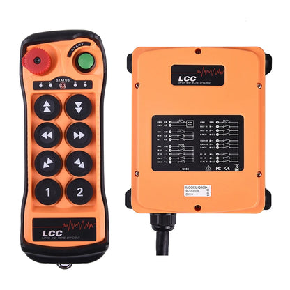 Elevator LCC Q808 Engine Hoists Wireless Universal Remote Control Radio Crane Controller AC/DC 12v 24v 433 mhz Electronic Switch