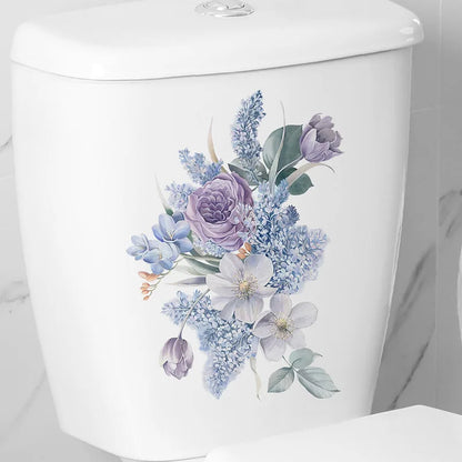 Green Plant Leaves Bathroom Toilet Sticker WC - Profi-Group