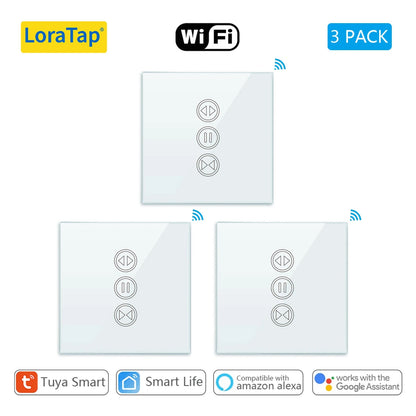 Smart WiFi Curtain Blinds Switch for Roller Shutter Electric Tubular Motor Google Home Alexa Echo Smart Home App Timer Profi-Group