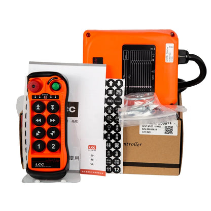 Elevator LCC Q808 Engine Hoists Wireless Universal Remote Control Radio Crane Controller AC/DC 12v 24v 433 mhz Electronic Switch